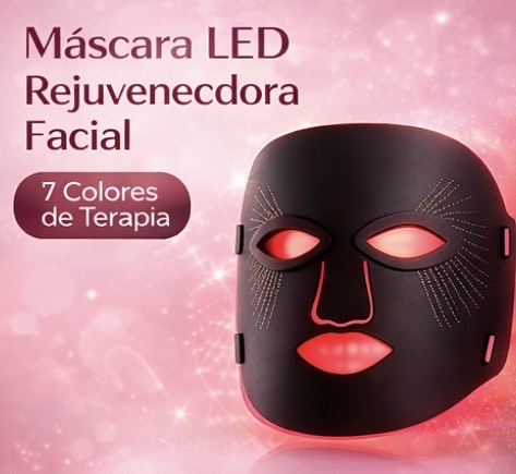 Máscara LED Rejuvenecedora Facial