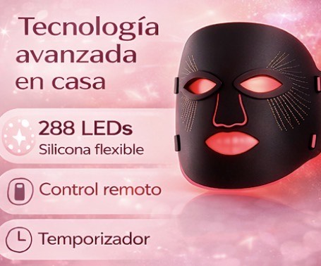 Máscara LED Rejuvenecedora Facial